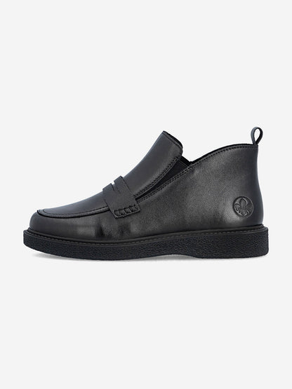 Rieker женские ботинки черный