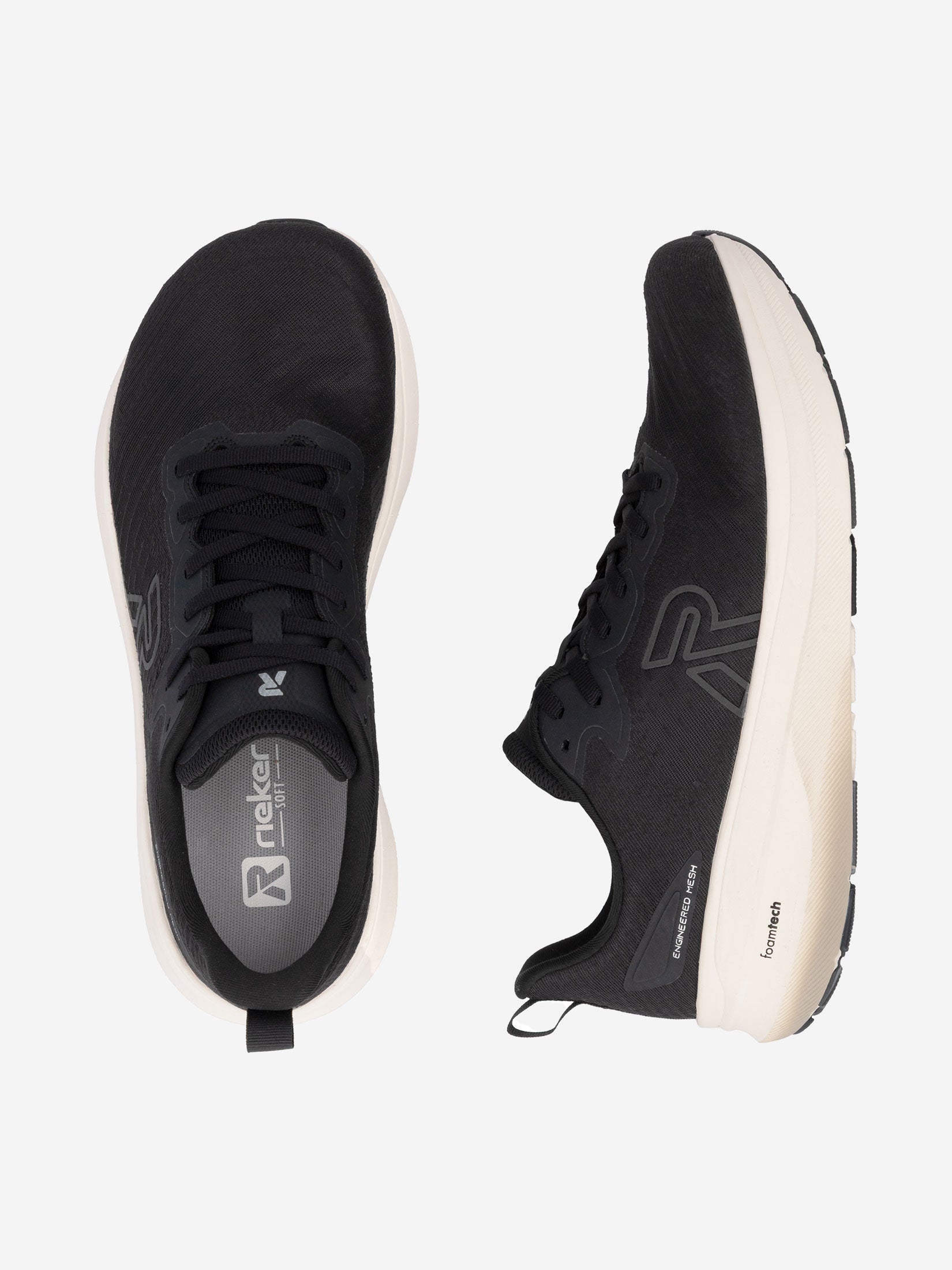 Rieker Sport мужские туфли черный