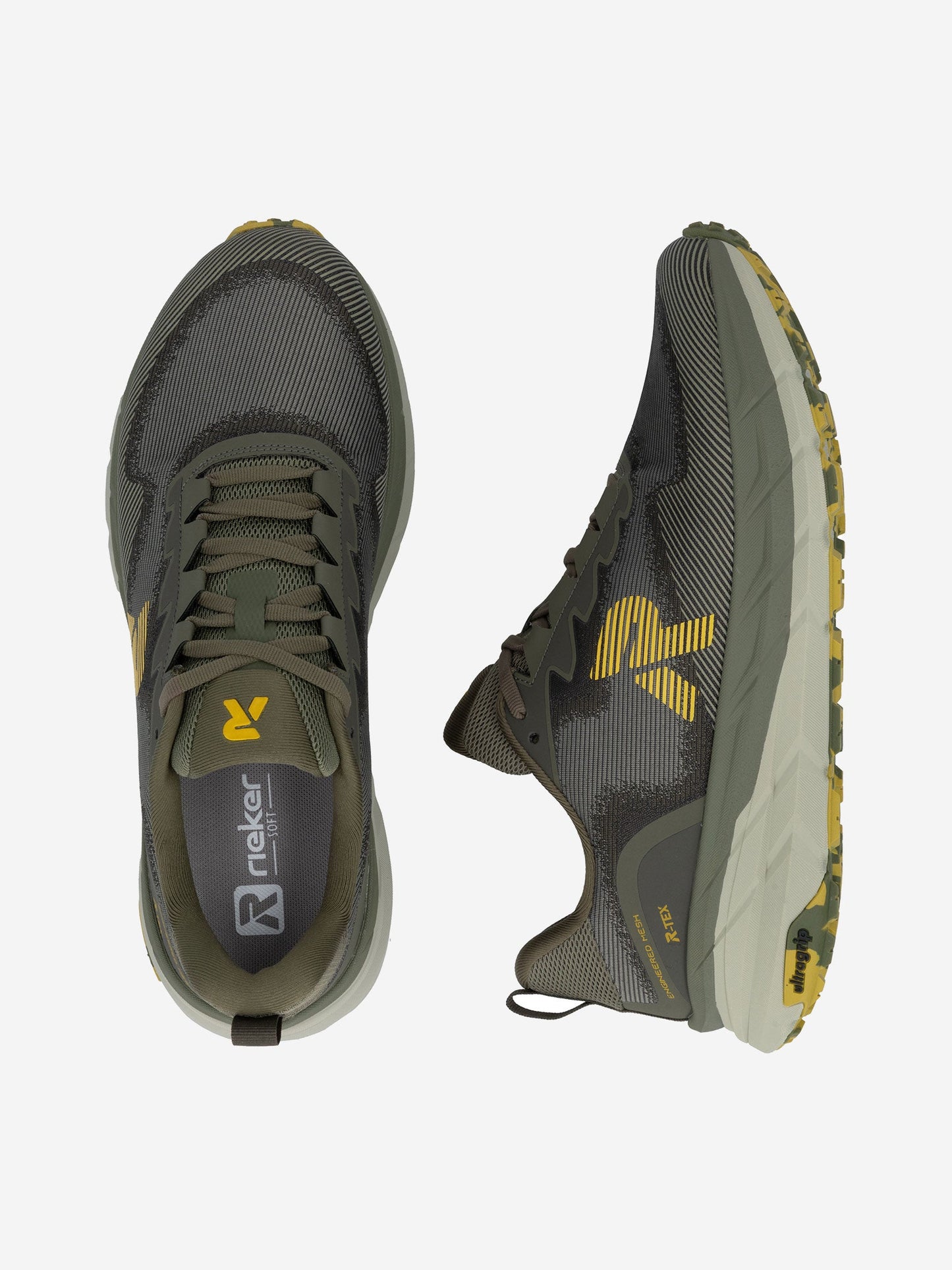 Rieker Sport мужские туфли зеленый
