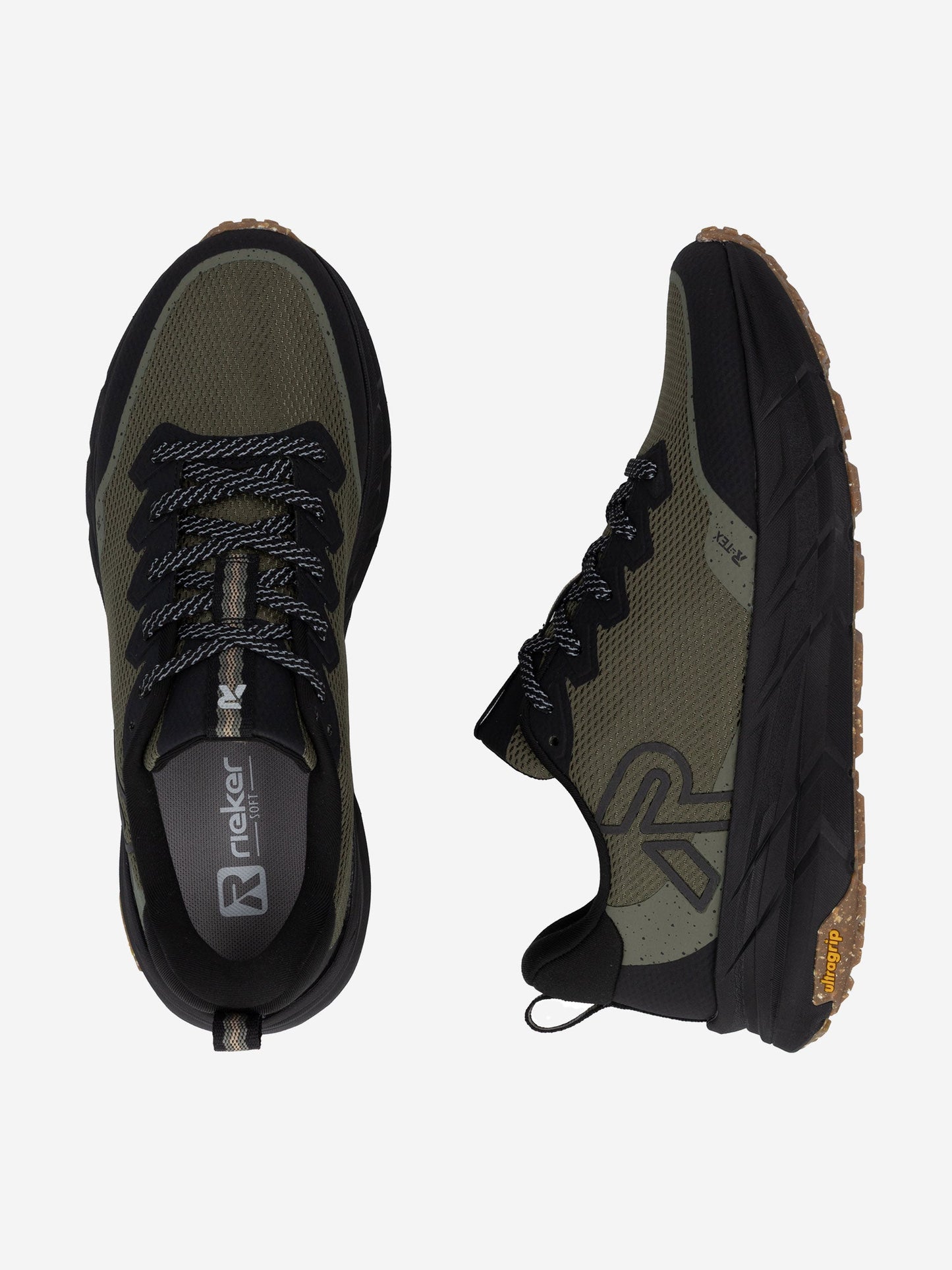 Rieker Sport мужские туфли зеленый