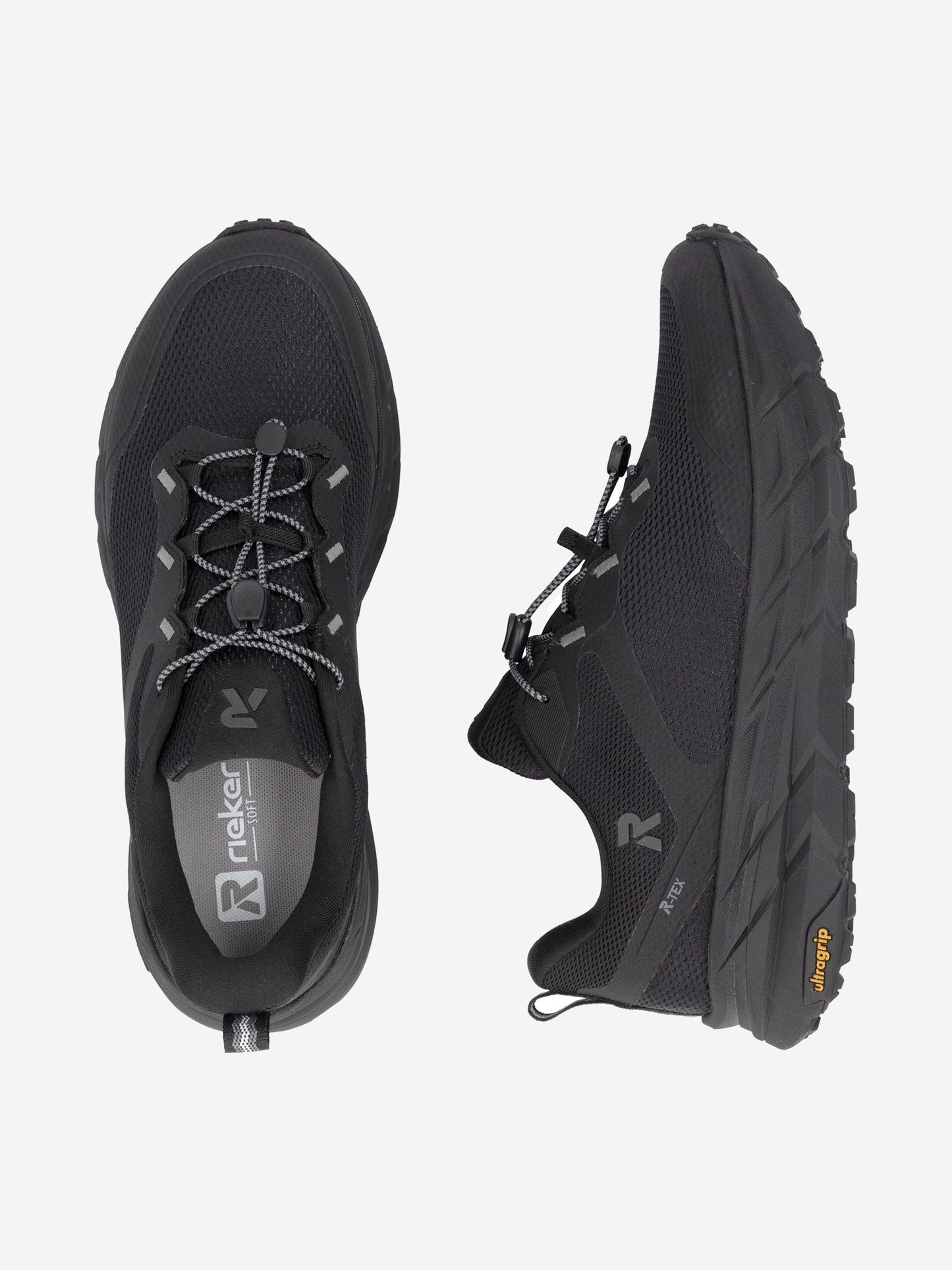 Rieker Sport мужские туфли черный