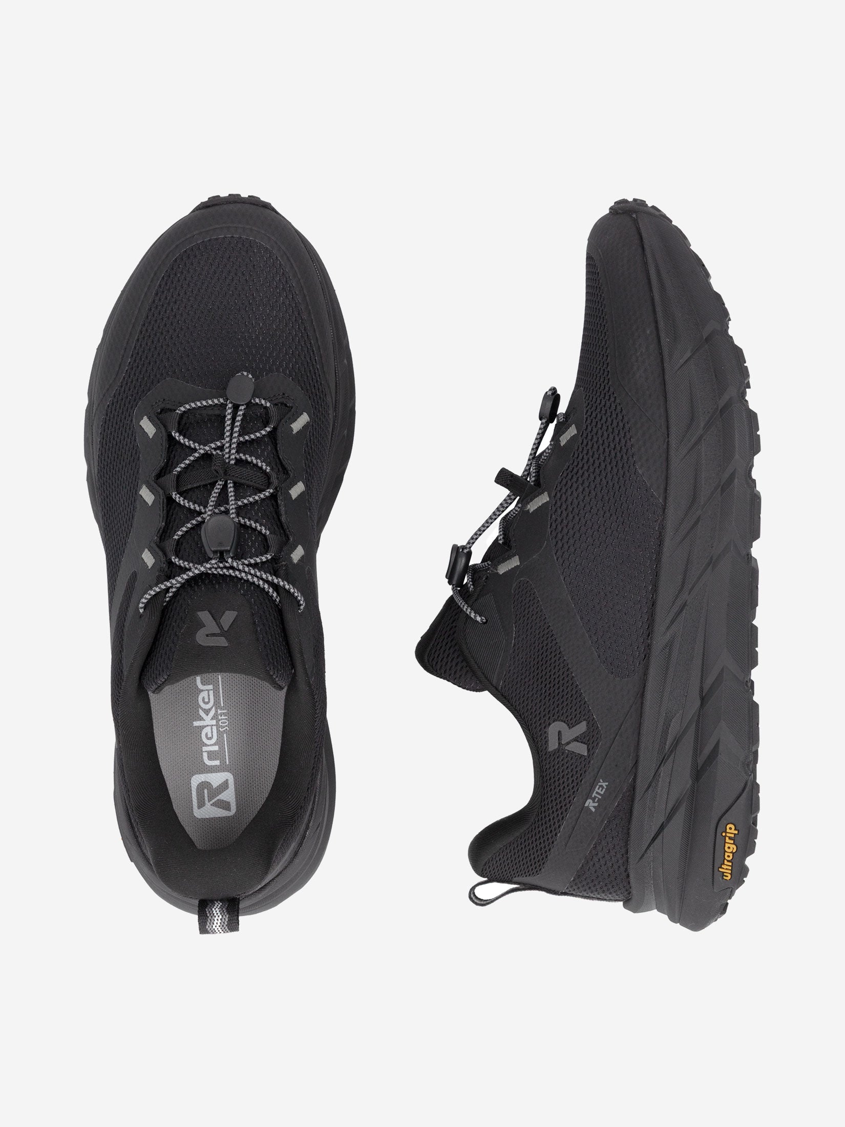 Rieker Sport мужские туфли черный